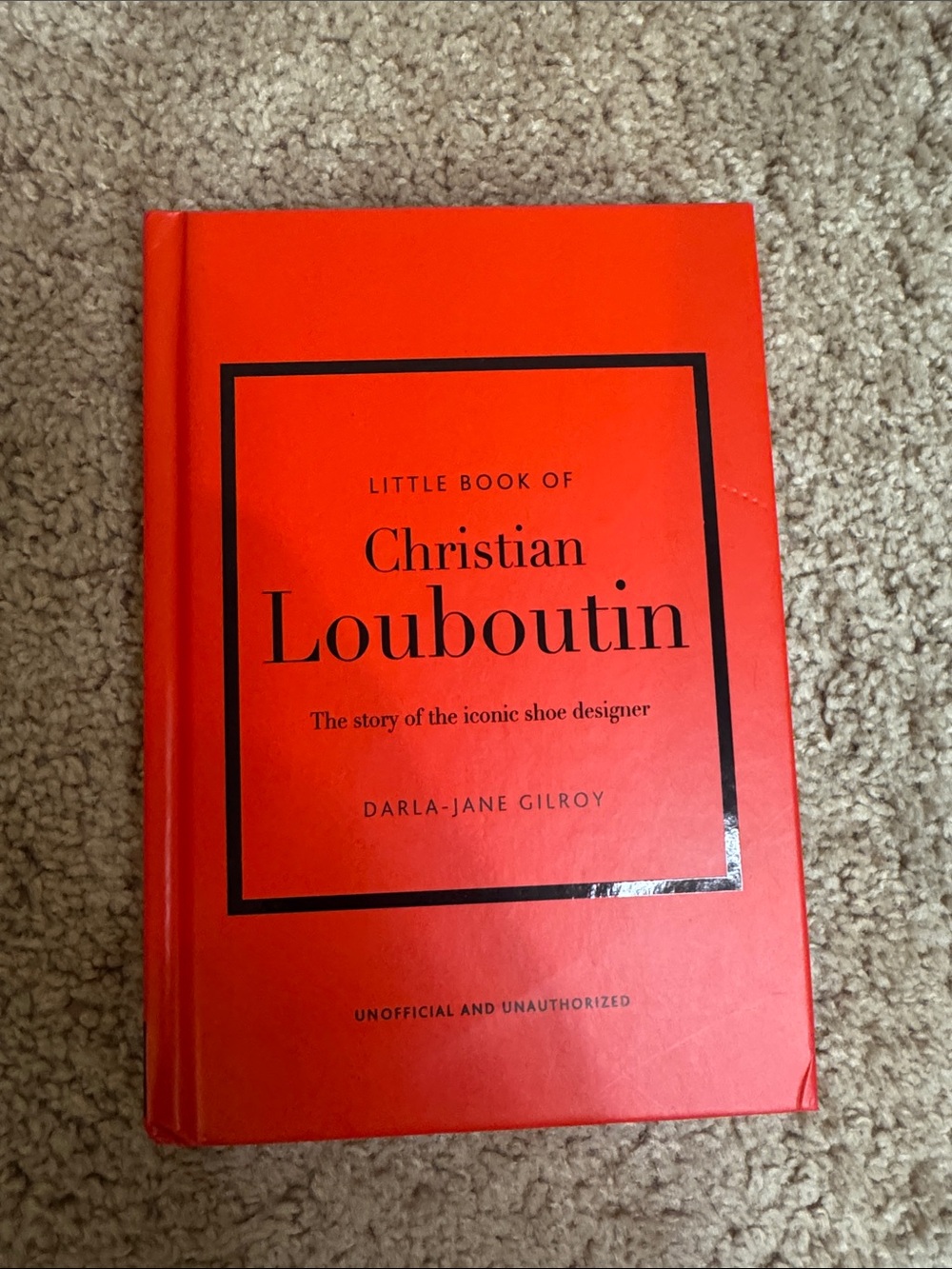 Christian Louboutin Red Hardcover Accent Book